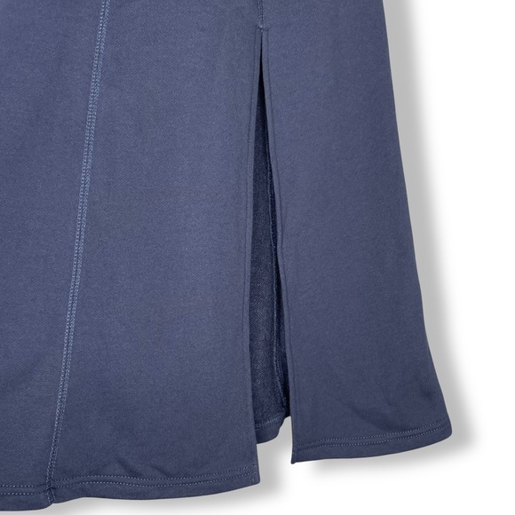 NWT The Westside Delilah Skirt Paneled Solid Navy Blue Terrycloth Size XS - Picture 6 of 8